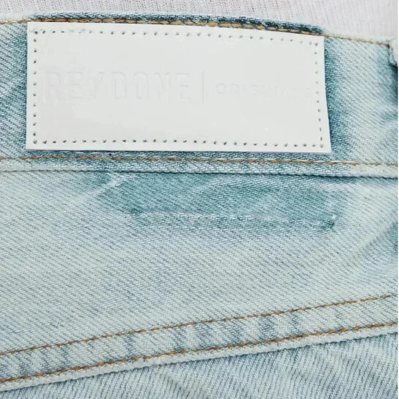 NWT RE/DONE REDONE ORIGINALS 90s Double Yoke Jean Light Breakdown Blue 28 - Picture 11 of 11